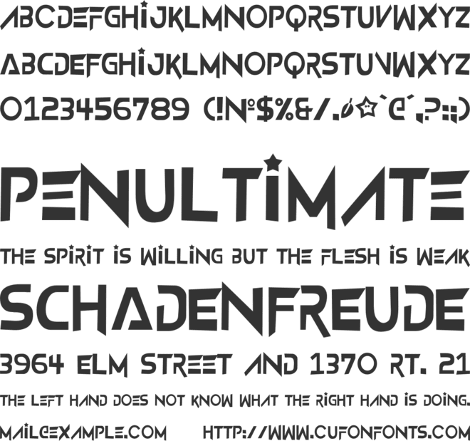 Verminoriko Aki font preview