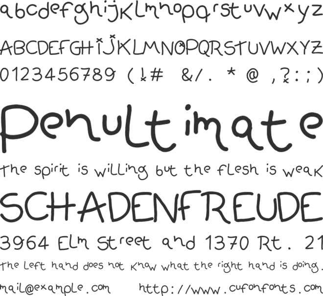 trap in the bounce font preview