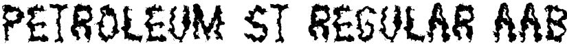 Petroleum St Regular font