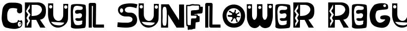 Cruel Sunflower Regular font