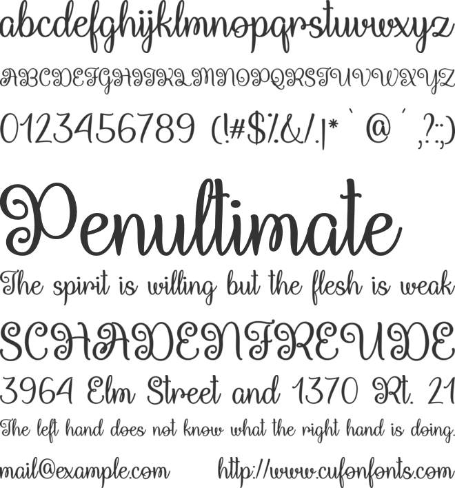 Queen Xylophia font preview
