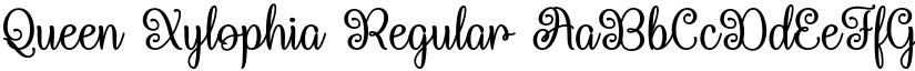 Queen Xylophia Regular font