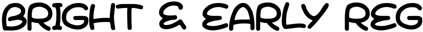 Bright & Early Regular font