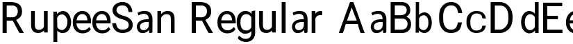 RupeeSan Regular font