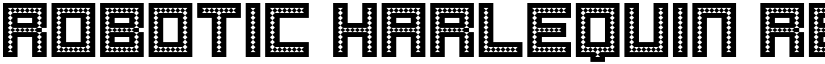 Robotic Harlequin Regular font