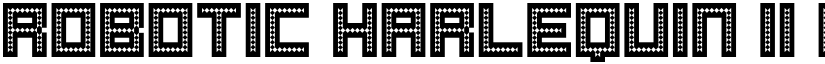 Robotic Harlequin II Regular font