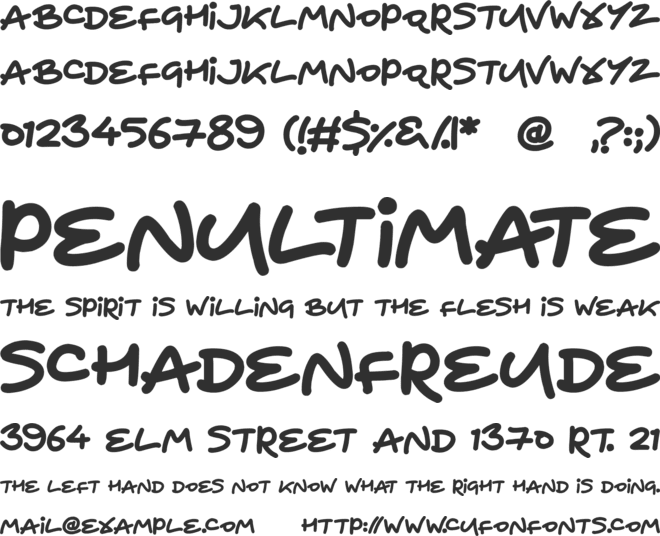 Heart To Heart font preview