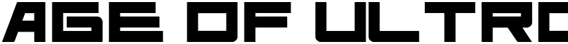 Age of Ultron Regular font
