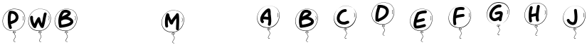 PWBalloon Medium font