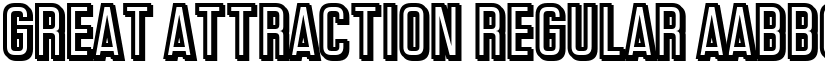 Great Attraction Regular font