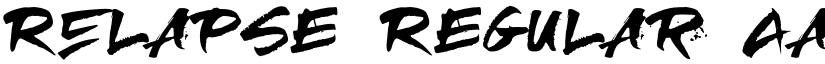 RElapse Regular font