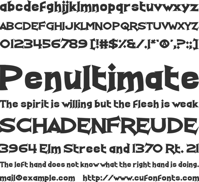 Real Fun Time font preview