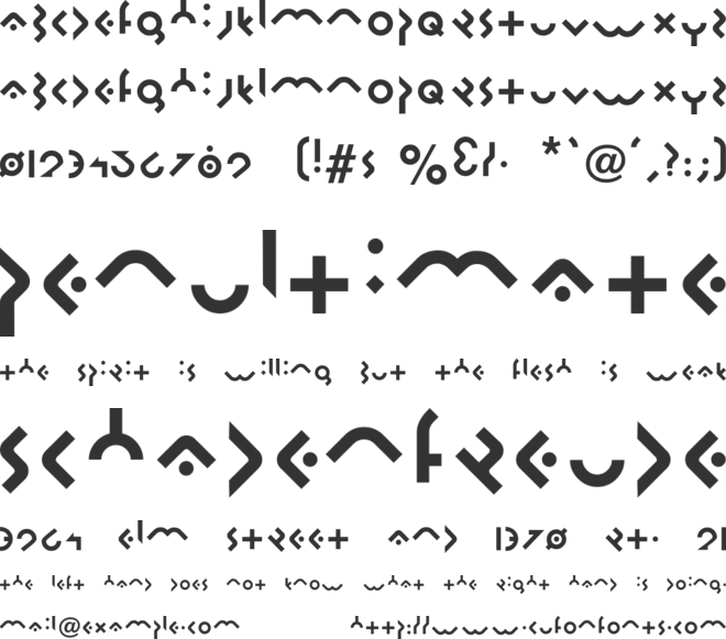 Omikron font preview