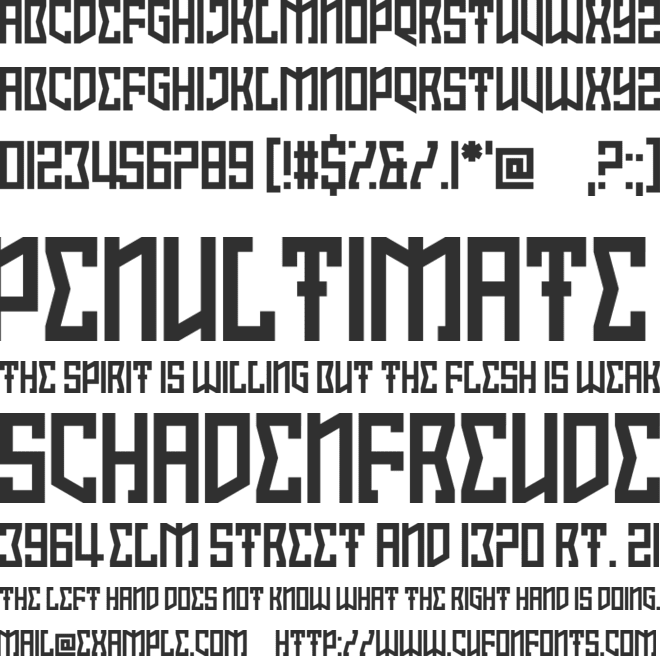 Interlewd font preview