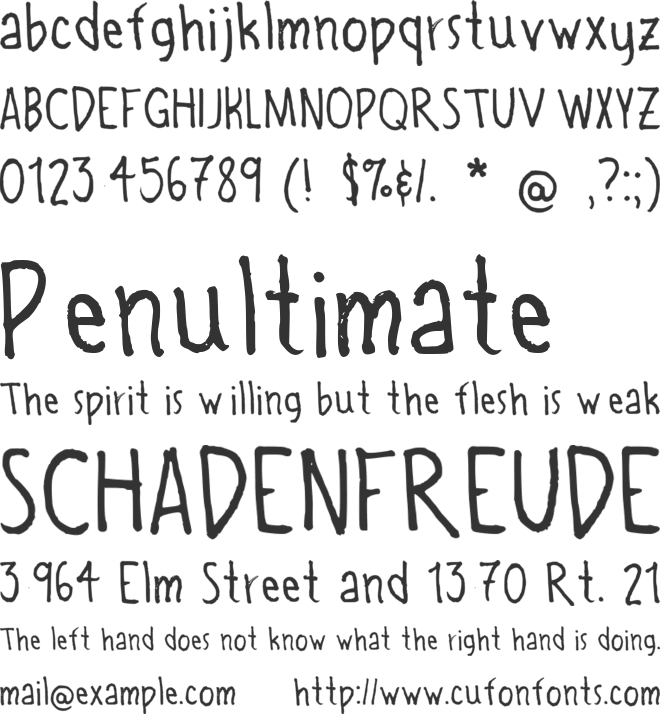 bombefont font preview