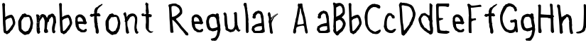 bombefont Regular font