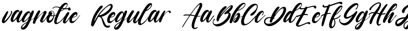 vagnotie Regular font