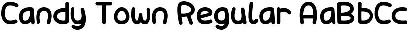 Candy Town Regular font