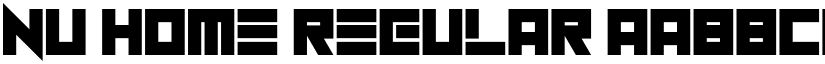 Nu Home Regular font