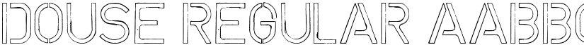 Douse Regular font