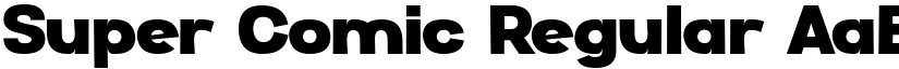 Super Comic Regular font