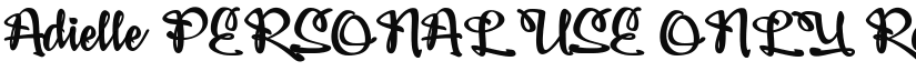 Adielle PERSONAL USE ONLY font download
