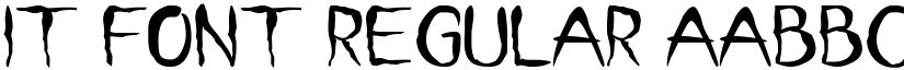 it font Regular font