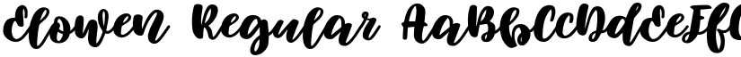 Elowen Regular font
