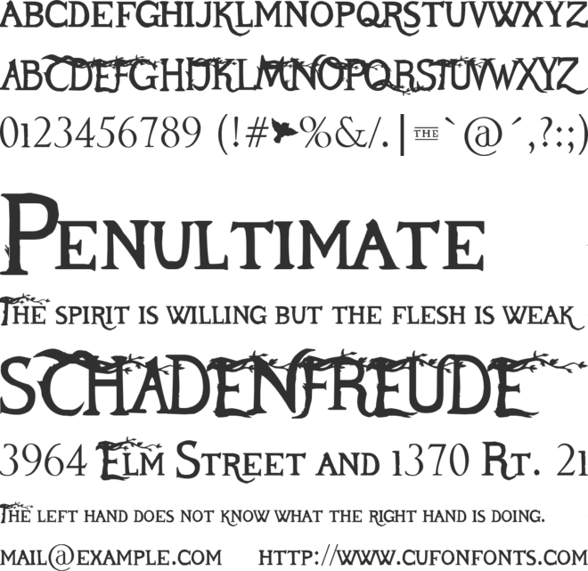 TomeOfTheUnknown font preview