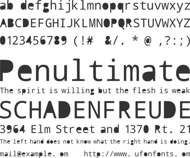 Despicable You font preview