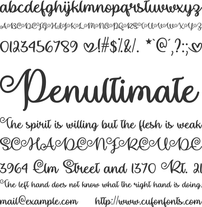 Make Magic Happen font preview