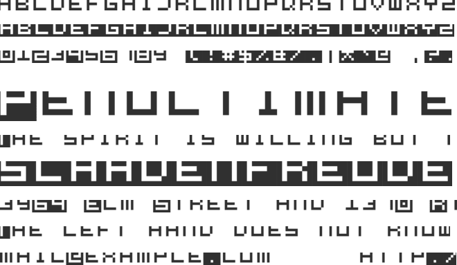 All Square Now font preview