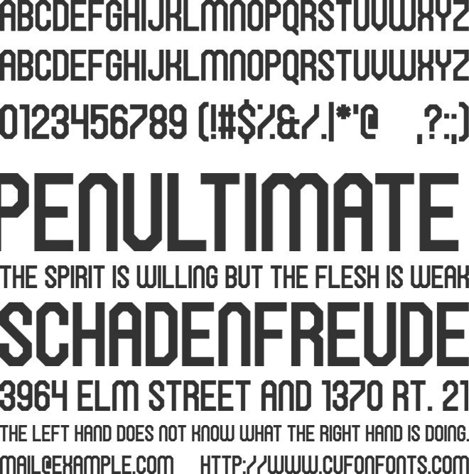 Hawking Bowen font preview