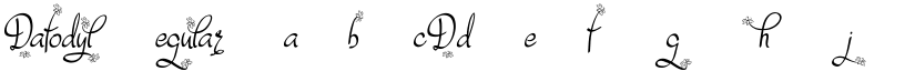 Dafodyl Regular font