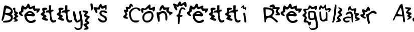 Betty's Confetti Regular font