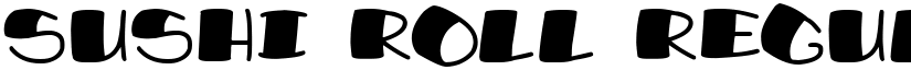 Sushi Roll Regular font