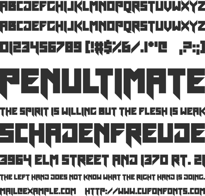 Incompetent Landlord font preview