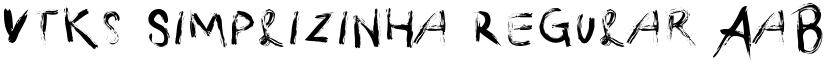 Vtks Simplizinha Regular font