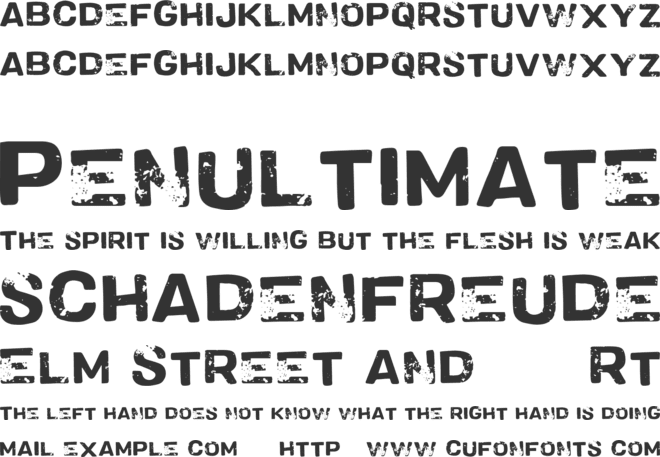 Vtks MilkShake font preview