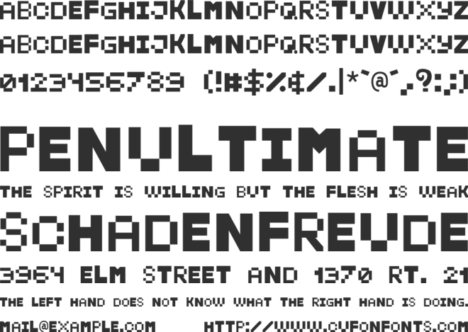 KidPixies New font preview