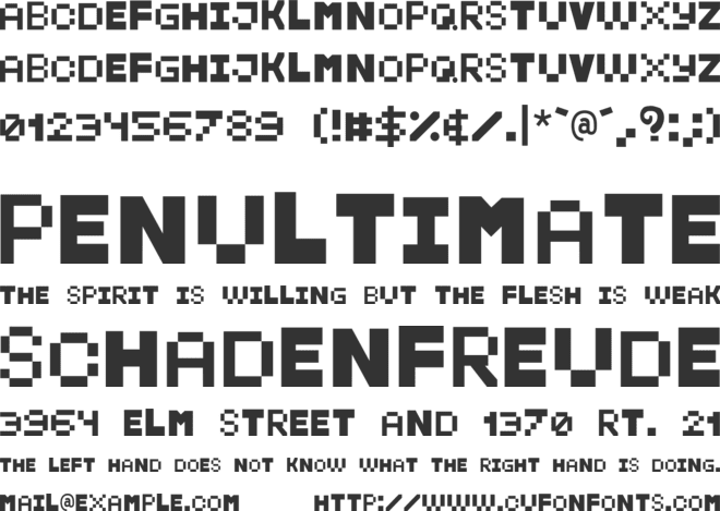 KidPixies New font preview