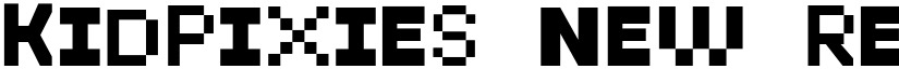 KidPixies New Regular font