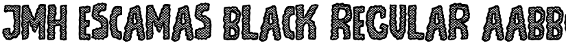 JMH Escamas Black Regular font