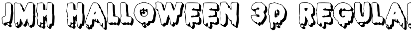 JMH HALLOWEEN 3D Regular font