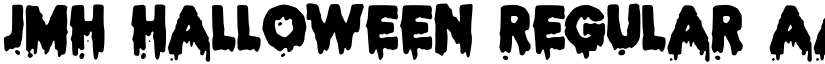 JMH HALLOWEEN Regular font