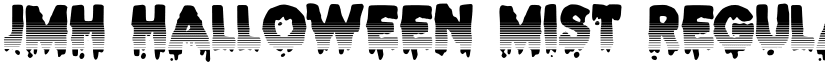 JMH HALLOWEEN MIST Regular font