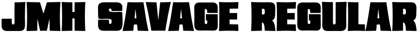 JMH Savage Regular font