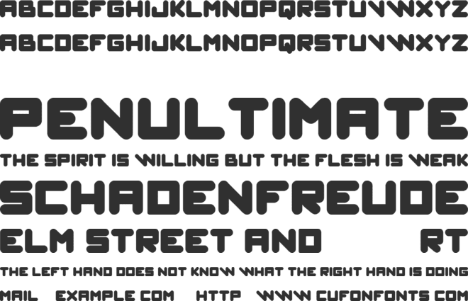 TFonts New font preview