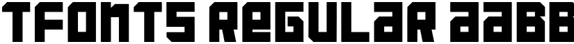 TFonts Regular font