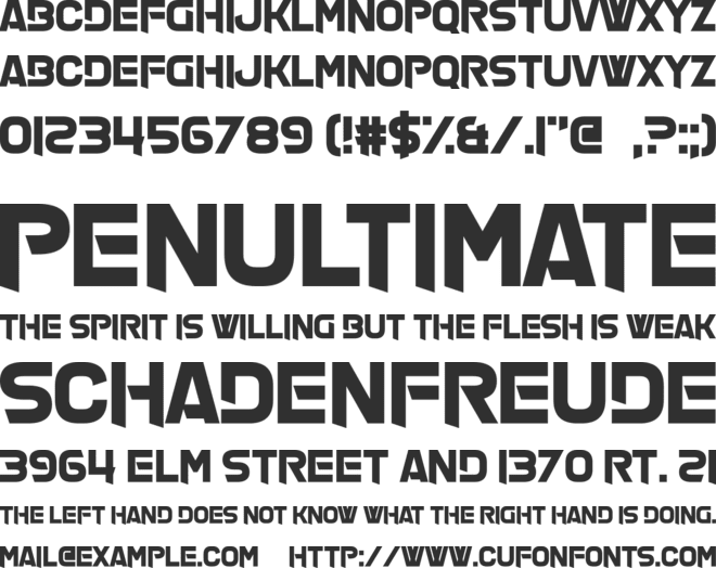 Off The Haze font preview